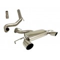 Piper exhaust Vauxhall Corsa D - Turbo VXR Nurburgring cat-back system with 2 silencer